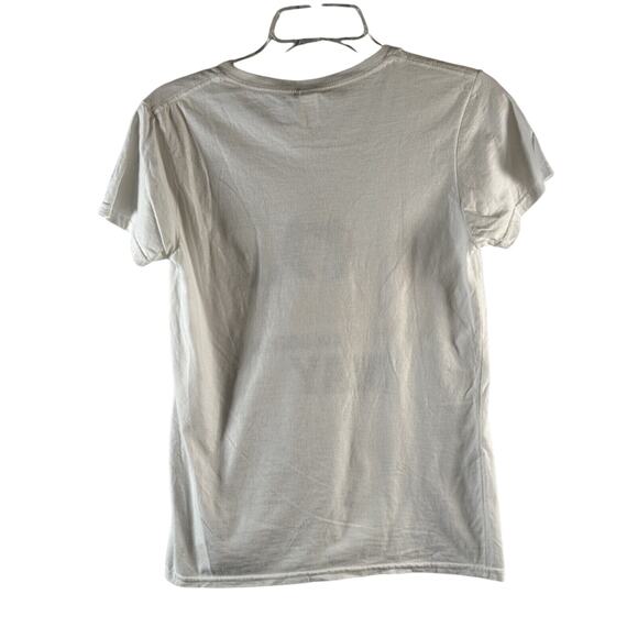 Anvil Graphic T-Shirt Black White Gold S P unique Eclectic 73-40 - Picture 10 of 10